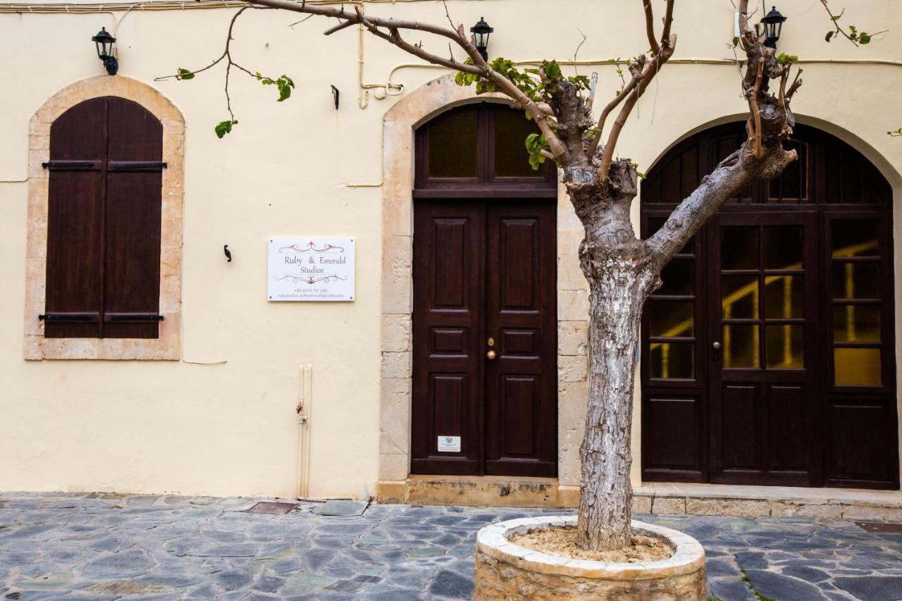Ruby 'N Emerald Studio'S Rethymno Esterno foto